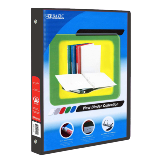 Bazic 1/2" Binder View Black