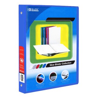 Bazic 1/2" Binder View Blue