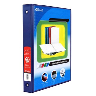 Bazic 1" Binder View Blue