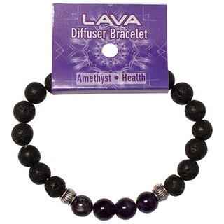 Lava Diffuser Bracelet - Amethyst
