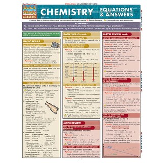 Barcharts Chemistry Equations & Answers