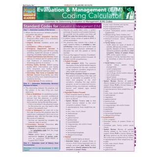 Barcharts Evaluation & Management (E/M) Coding Calculator