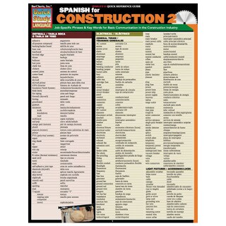 Barcharts Spanish for Construction 2