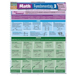 Barcharts Math Fundamentals 3