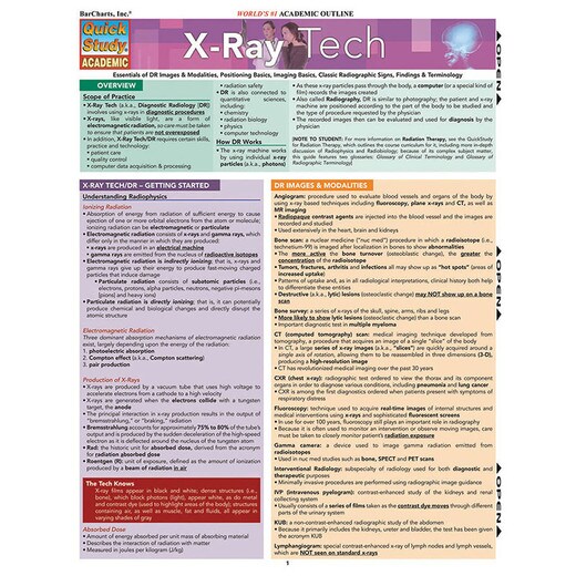 Barcharts X-Ray Tech