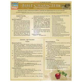 Barcharts Bible Characters: Old Testament