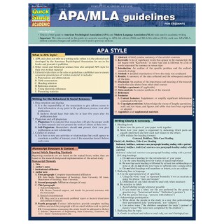Barcharts APA/MLA Guidelines