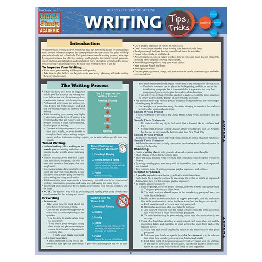 Barcharts Writing