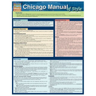 Barcharts Chicago Manual Of Style Guidelines