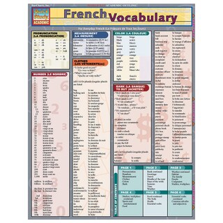 Barcharts French Vocabulary