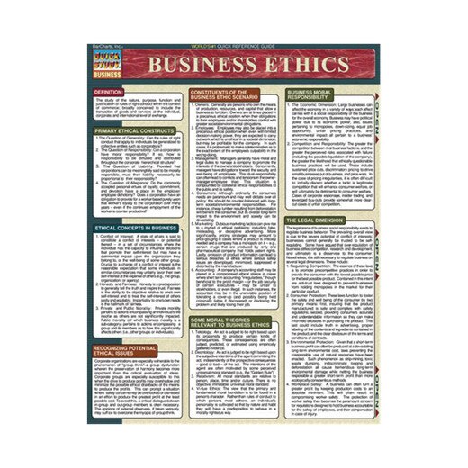 BARCHARTS BUSINESS ETHICS