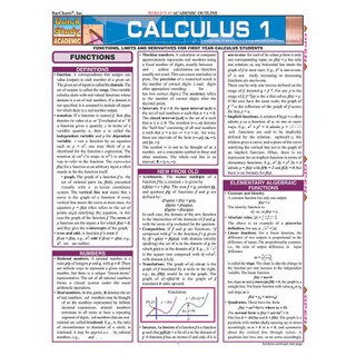 Barcharts Calculus 1