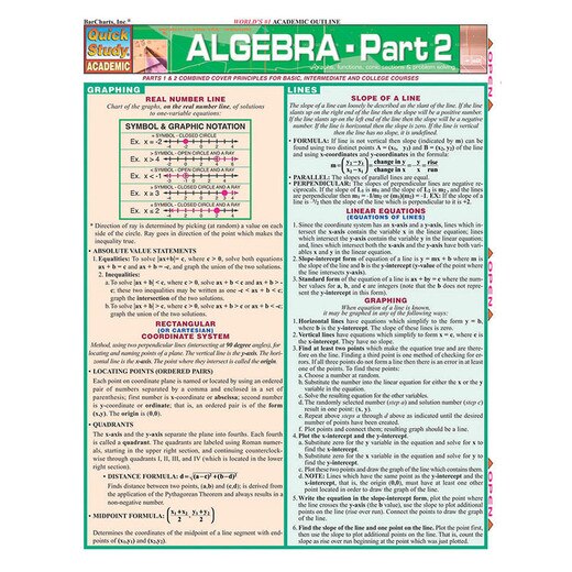 Barcharts Algebra - Part 2