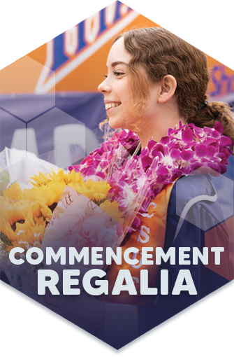 Student in regalia