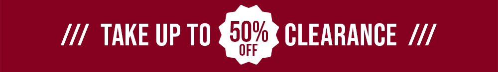 Take up to 50% off Clearance