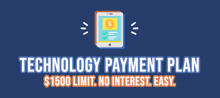 $1500 limit. No interest. Easy.