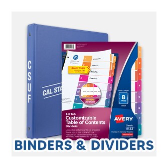 Binders & Dividers