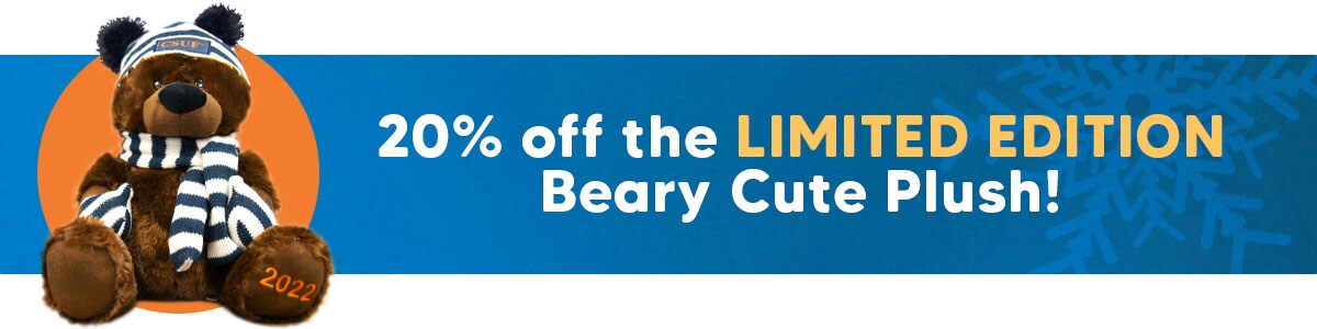 20% off the limited edition Beary Cute Plush!