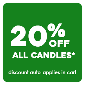 20% Off Candles